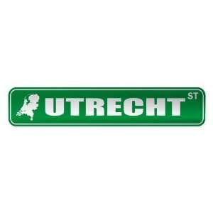   UTRECHT ST  STREET SIGN CITY NETHERLANDS
