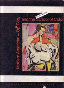 1970 MODERN AMERICAN OP POP AND THE SCHOOL OF COLOR ART BOOK by SAM 