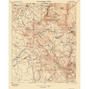  USGS TOPO MAP SONORA QUAD CALIFORNIA (CA) 1897