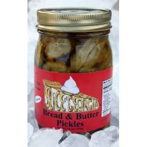 SLICE OF GEORGIA All Natural Bread and Butter Pickles, 16 oz jar 