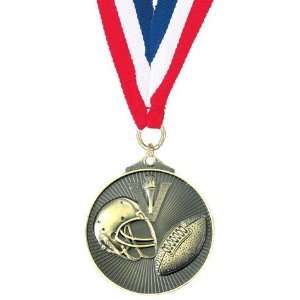  Football Medals   2 inch football medal