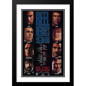  Reel Heroes 32x45 Framed and Double Matted Movie Poster 