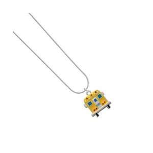  Back of School Bus Snake Chain Charm Necklace Arts 