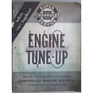  Chevrolet Super Service Engine Tune Up Manual Books