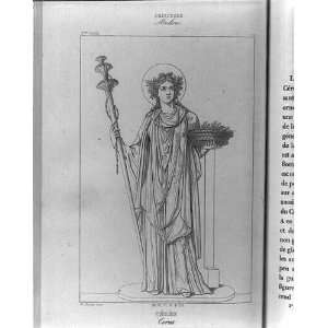  Cérès,1870,Roman Mythology,goddess of Agriculture,grain 