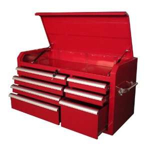    Excel TB4015A 41 Inch Seven Drawer Top Chest, Red