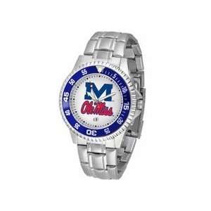   (Ole Miss) Rebels Competitor Watch with a Metal Band Jewelry