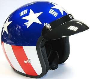 VIPER OPEN FACE SCOOTER MOTORCYCLE MOTORBIKE HELMET MOD EASY RIDER 