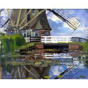   Art Reproductions and Oil Paintings Mill Oil Painting Canvas Art
