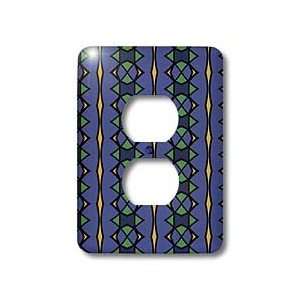 Art of Jolie E Bonnette Misc Designs   Bright Tribal 2 Geometric Tile 