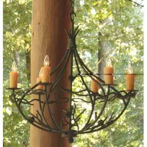  Pine Chandelier 6 Arm