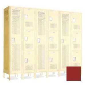  Penco Invincible Ii Group End For 2 Tier Lockers, Perf, 16 