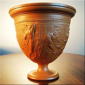   ITALIAN GRAND TOUR ANCIENT ROMAN STYLE CUP ITALY AUGUSTUS GREEK VASE