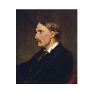 Portrait of Henry Evans Gordon by Frederic Leighton 17.12X20.00. Art 