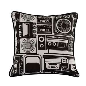  Room Service Urban Arts Collection Music Elements Pillow 