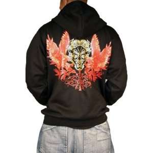  Irezumi NYC Eagle Black Hoody, L 