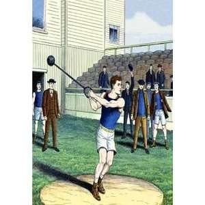  Hammer Throw   Paper Poster (18.75 x 28.5)