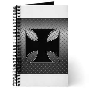 Journal (Diary) with Iron Maltese Cross Plate on Cover