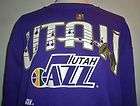 VINTAGE 90s UTAH JAZZ NUTMEG MILLS CREWNECK SWEATSHIRT MEDIUM RARE