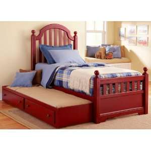  Mason Red Twin Bed