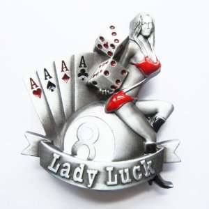 Lady Luck Belt Buckle