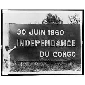   Congo,points,banner,30 Juin 1960 Independance du Congo