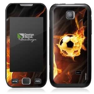   Skins for Samsung 533 Wave   Burning Soccer Design Folie Electronics