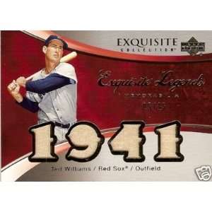   UD TED WILLIAMS Exquisite Collection Legends Bat x