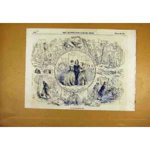  Lady Day Phiz Ladies Sketches Old Print 1853