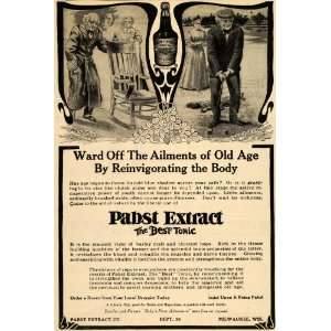   Ad Old Age Ailments Pabst Extract Company Tonic   Original Print Ad