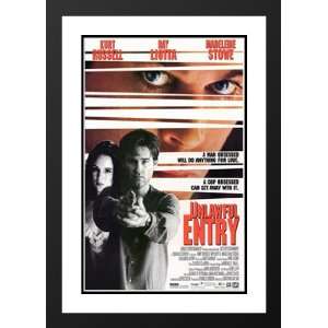  Unlawful Entry 20x26 Framed and Double Matted Movie Poster 