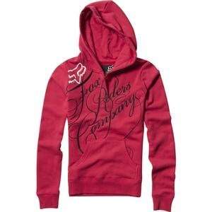 Fox Racing Womens Glorious Henley Pullover Hoodie   X Large/Bright 