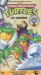 Teenage Mutant Ninja Turtles   Get Shredder VHS 012232765633  