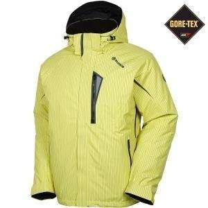  Sunice Volt Insulated Ski Jacket (Yellow Pinstripe, X 