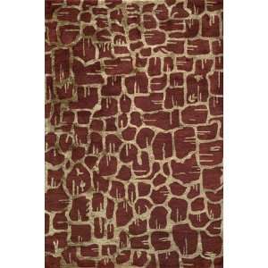  Momeni Zen ZEN 1 Rust 5 0 x 8 0 Area Rug