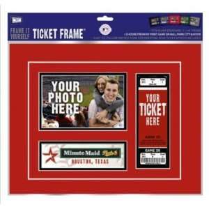  Houston Astros First Game Ticket Frame Frame It Yourself 