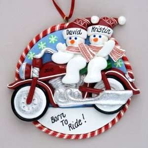  Motorcycle Personalized Christmas Ornament