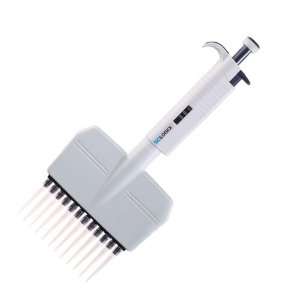   Pipette without Charging Unit, 12 Channels, 5 100 microliter