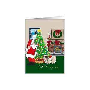  Deck The Halls Pekingese Christmas Card Card Health 