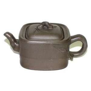  Square Bamboo ~ Yixing Teapot 10 oz.