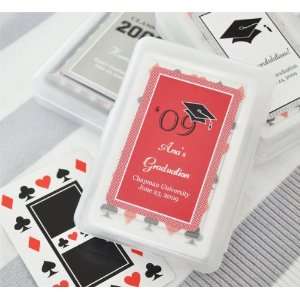 Graduation Playing Cards   Personalization on Sticker ONLY  