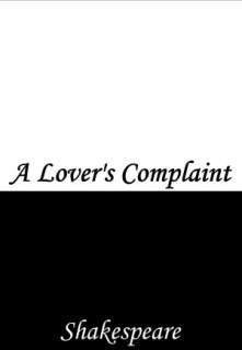  A Lovers Complaint by William Shakespeare, Balster 