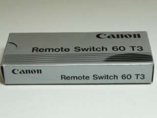 Canon Remote Switch 60 T3 EOS Accessory (Boxed & New)  