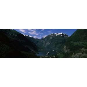   Fjord, Geiranger, More Og Romsdal, Norway by Panoramic Images, 24x72