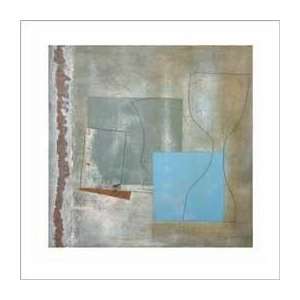   Goblet And Blue Square)   Artist Ben Nicholson  Poster Size 27 X 27