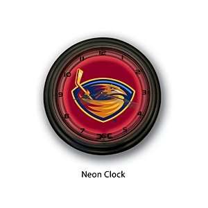 Atlanta Thrashers Neon Clock 14