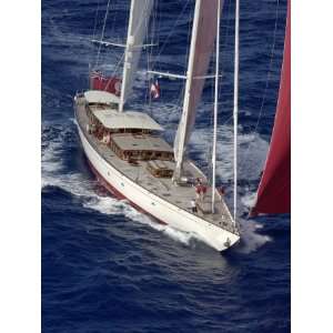  Sy Adele, 180 Foot Hoek Design, Underway Off Bora Bora 