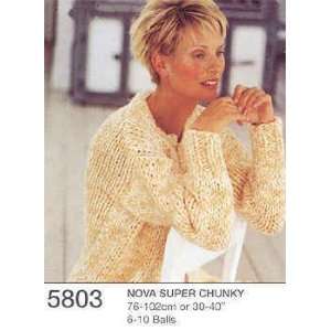  Sirdar Knitting Patterns 5803 Nova Super Chunky