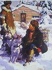 RCMP Canadian Mountie Northern Lights Dog Sled Team items in 