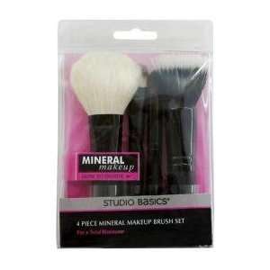  Studio Basics Mineral Makeup Brush Set (4 pack) Beauty